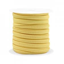 Stitched elastic Ibiza cord 4mm Golden yellow